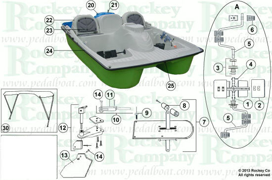 Parts From Www Pedalboat Com