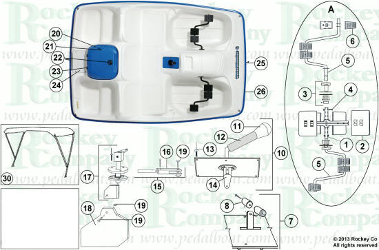 aqua toy paddle boat. 